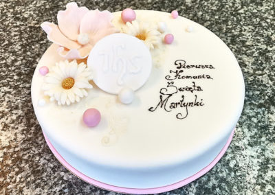 Elegant cake for the sacrament of Holy Communion - Custom Cakes for Special Order by Sweet Wentzl Cafe & Confectionery, Cakes and Pastries, Krakow