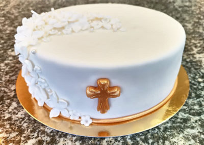 Elegant cake on the occasion of baptism - Custom Cakes for Special Order by Sweet Wentzl Cafe & Confectionery, Cakes and Pastries, Krakow