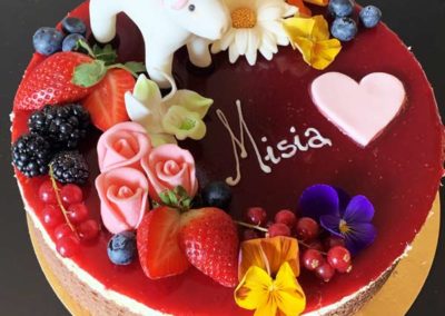 Birthday cake with pony and fruit - Custom Cakes for Special Order by Sweet Wentzl Cafe & Confectionery, Cakes and Pastries, Krakow