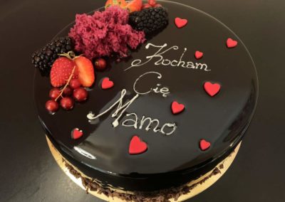 Cake for mother with fruit - Custom Cakes for Special Order by Sweet Wentzl Cafe & Confectionery, Cakes and Pastries, Krakow