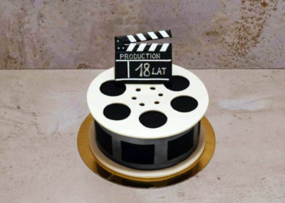 Birthday cake for a filmmaker - Custom Cakes for Special Order by Sweet Wentzl Cafe & Confectionery, Cakes and Pastries, Krakow