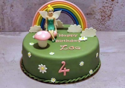 Birthday cake with a rainbow and a fairy - Custom Cakes for Special Order by Sweet Wentzl Cafe & Confectionery, Cakes and Pastries, Krakow