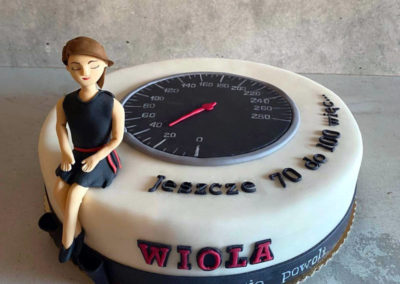 Birthday cake with speed counter - Custom Cakes for Special Order by Sweet Wentzl Cafe & Confectionery, Cakes and Pastries, Krakow