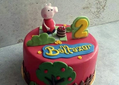 Birthday cake from the cartoon Peppa Pig - Custom Cakes for Special Order by Sweet Wentzl Cafe & Confectionery, Cakes and Pastries, Krakow